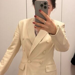 Zara faux leather jacket XS-S